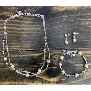 Brighton Jewelry Set - Necklace, Bracelet, and Earrings
